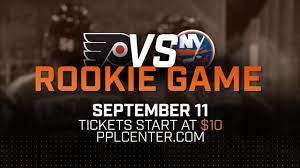 philadelphia flyers rookie game at ppl center september 11