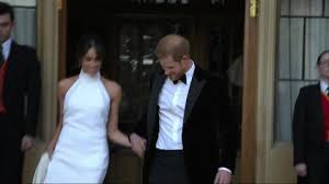 While meghan markle looked stunning in a clare waight keller for givenchy gown during her royal wedding to prince harry on may 19. Meghan Markle Heads To Reception In Second Royal Wedding Dress By Stella Mccartney