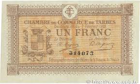 Découvrez grâce au tableau suivant les horaires d'ouverture de banque de france, succursale de tarbes. 1 Franc France Regionalisme Et Divers Tarbes 1915 Jp 120 05 B99 1834 Billets
