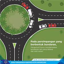 Ini membentuk bagian penting dari perilaku sosial. Pada Persimpangan Yang Berbentuk Bundaran Pengemudi Harus Mendahulukan Kendaraan Lain Yang Datang Dari Arah Kanan