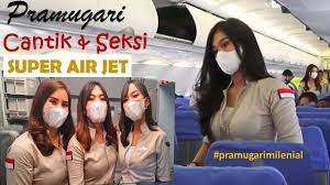 PRAMUGARI CANTIK & SEKSI SUPER AIR JET - YouTube