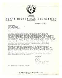 TEXAS HISTORICAL COMMISSION