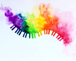The eye is the hammer. Roxie Key Designs On Twitter A Music Themed Abstract Painting From Just 2 50 Https T Co Bkcegnildl Art Watercolour Music Rainbow Piano Lgbt Pianokeys Https T Co Vgfyb9pdth