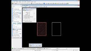 Intermediate Bentley Microstation V8i Tutorial Single Line Hatches And Cross Hatches Youtube