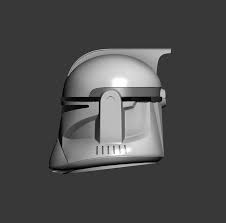 Phase 1 Clone Trooper Cosplay Helmet 3d Print Model In 2020 Clone Trooper Cosplay Clone Trooper Helmet Clone Trooper