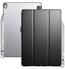 Poetic Lumos X Flexible Soft Transparent Case With Auto Wake Sleep And Pencil Holder For Apple Ipad Pro 10 5 Locker Storage Transparent Case Pencil Holder