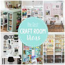 Craft rooms are a place to explore, create and be imaginative. 15 Fun Amazing Craft Room Ideas Crazy Little Projects