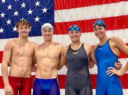 Unlike most track relays, each member of the team runs a different distance. Mason Manta Rays Break 15 18 National Age Group Record In Mixed Medley Relay
