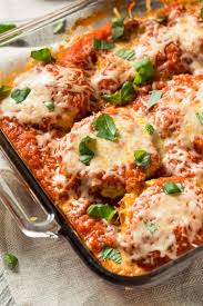 Healthy Eggplant Parmesan Slender Kitchen Recipe Healthy Eggplant Eggplant Dishes Eggplant Parmesan Healthy