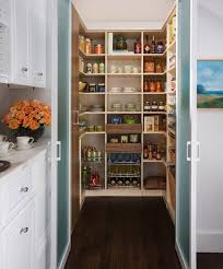 Make the metal plate under the cabinet larger than the cutting board so the board will be easy to put away. A Pantry For The Entertainer Modern Home In Mount Kisco New York On Dwell