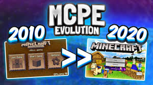 Bedrock panoramas selector minecraft pe texture packs. Evolution Of Minecraft 2010 2020 Mcpe History 0 1 To 1 13 Minecraft Bedrock Edition Evolution Youtube