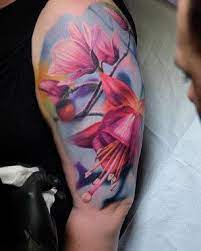 Beautiful Fuchsia Tattoo Armtatowierung Tatowierungen Tattoos