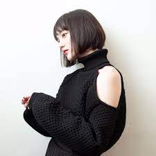 男ウケup 黒髪 前髪あり モテる ための最強ヘアって知ってた hair 日本人のショートヘア かっこいい ボブ ショートのヘアスタイル