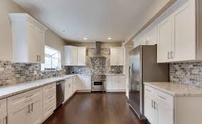 You won't believe your eyes when you see the after and how it looks now after adding the breakfast/keeping room. Arctic White Shaker Flip Door 10x10 Kitchen Cabinets Modern Kitchen New York By Thertastore Com Houzz Uk
