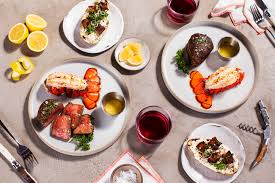 Purchase a tart sorbet or sherbet for a light finish. This Surf And Turf Kit Is Perfect For Valentine S Day At Home Food Wine