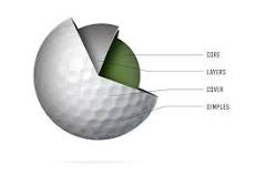 Image result for what is golf balls made of