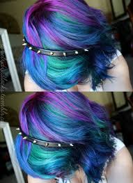 The purple ombre hair color can be quite natural if you opt for the darker shades. Galaxy Blue Purple Hair Dye Novocom Top