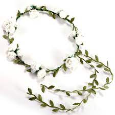 0 99 Gbp 3 Flower Headband Hair Accessories Wedding Floral Head Garland Headband M2i0 Ebay Flower Garland Hair Flower Hair Accessories Wedding Accessories