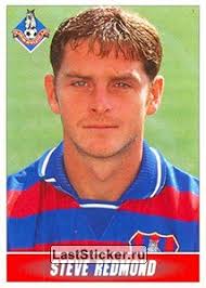 Steve Redmond — Наклейка 160 — Panini 1st Division 1996-1997