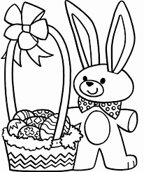 You can now print this beautiful smiling easter bunny kids coloring page or color online for free. Easter Basket Coloring Pages Best Coloring Pages For Kids