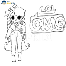 This collection includes the older sisters of lol surprise dolls, who burst into the world of toys a few years ago, arousing unprecedented interest and immediately becoming incredibly popular. Lol Surprise Omg Dolls Coloring Pages Print New Dolls Coloring Library