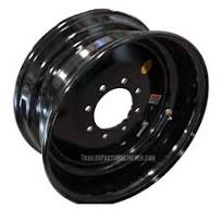 17.5" Black Solid Single Wheel 8x6.5" -.19 Offset