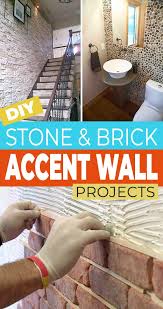 Faux brick accent wall bedroom. 10 Faux Brick And Diy Stone Accent Walls Ohmeohmy Blog