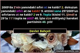 En Anlamli Devlet Bahceli Sozleri