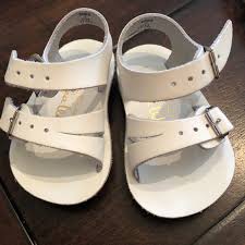 sea wees infant sandals white size 1 girls