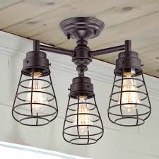 Check spelling or type a new query. Rustic Industrial Barn Cage Ceiling Light Semi Flush Mount Pendant Light Fixture Chandeliers Ceiling Fixtures Home Garden Worldenergy Ae