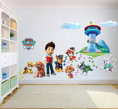Paw Patrol Wandtattoo 3d Tolle Wandgestaltung Fur Ein Kinderzimmer Kleiner Paw Patrol Fans Die Wandstick Poster Kinderzimmer Kinderzimmer Kinderzimmer Dekor