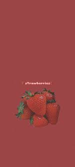 Strawberry Strawberries Wallpaper Background Red Vintage Aesthetic 2020