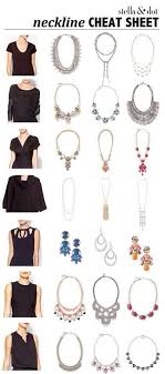 What A Cool Reference Sheet When You Need To Decide What Necklace To Match Your Shirt Or What Shirt To Go With Your Ne Fashion Jewelry Stella And Dot Jewelry