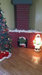 Free printable santa from christmas chimney decorations 3 porque nos regalan momentos ºnicos ðžñ‡ð°ð³ from. Faux Cardboard Fireplace With Chimney And The Grinch Diy Christmas Diy Christmas Fireplace Classroom Christmas Decorations Diy Christmas Door Decorations