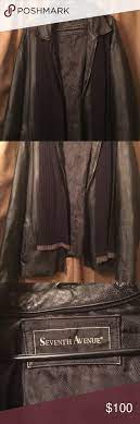 Vintage Men S Genuine Leather Jacket This Vintage Men S Seventh Avenue Made By Wilson S Leather Is A Very Hands Leather Jacket Genuine Leather Jackets Jackets