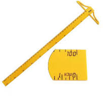 OEM 100cm Plastic Classroom Teaching T Square Ruler With ...