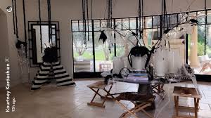 Kourtney Kardashian Throws Epic Halloween Party At Home For Girlfriends And Kids Kardashian Home Cheap Halloween Decorations Chic Halloween