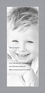 ArtToFrames Custom Silver Picture Photo Frame Mat Matting Board SM