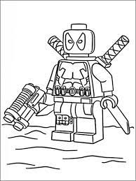 Lego Marvel Heroes Coloring Pages 4 Maleboger Tegninger Tegneserier