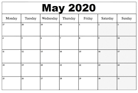 They help us to make our work more smoothly done by reminding. 2020 May Calendar Free Printable Calendar Templates Calendar Printables Printable Calendar Word