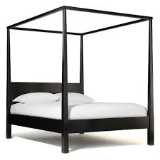 Black 4 Poster Bed Super King Canton Four Poster Bed 202 X 143 X 196cm Four Poster Bed Fitted Bedroom Furniture Bedroom Furniture