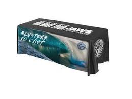 6 Custom Printed Tablecloth All Over Logo Print Free Proof Artwork Shipping Custom Table Cloth Trade Show Table Covers Prints