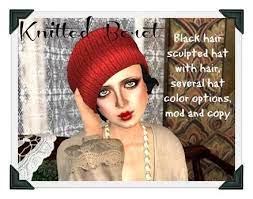 Check Out This Second Life Marketplace Item Vintage Hair Accessories Black Hair Hat Hairstyles