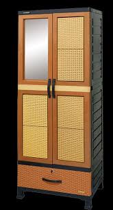 Harga lemari plastik olymplast 2 pintu w.75 x d.50 x h.175 cm. Jual Lemari Plastik 2 Pintu 1 Laci Model Rotan Sintetis Motif Anyaman Merek Napolly Ada Gantungan Di Lapak Ss Store Bukalapak