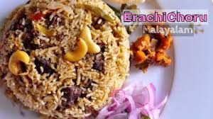 Erachi Choru Kerala Meat Rice Shanas Spices Ep 7 Youtube Rice Recipes Food Videos