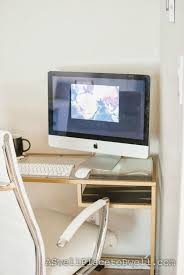 Ikea Vittsjo Laptop Table Hack Ikea Gold Diy Ikea Vittsjo Ikea Hack Gold Ikea