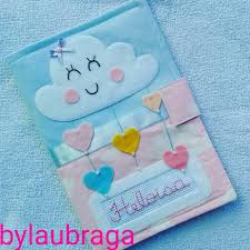 Capa De Vacina Chuva De Amor Capa Caderneta De Vacinacao Chuva De Amor Caderneta De Vacinacao Capas De Livros De Tecido Carteirinha De Vacinacao