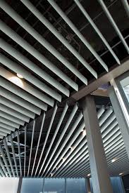 Metal Ceilings High Profile Series From Hunter Douglas Architectural Metal Ceiling Hunter Douglas Ceiling Light Design