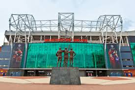 The united trinity, a statue of manchester united's. Manchester United Fc Old Trafford Stadium Guide English Grounds Football Stadiums Co Uk
