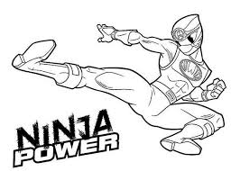 Download coloring pages ninja coloring pages ninja coloring. Ninja Power Rangers Coloring Page Color Luna